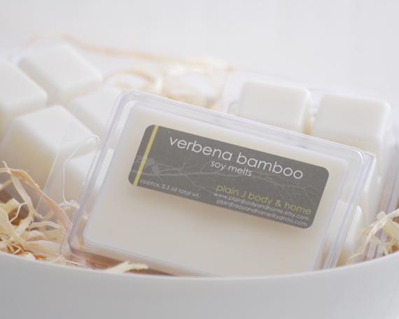 Soy Melts - Verbena Bamboo - Breakaway Clamshell